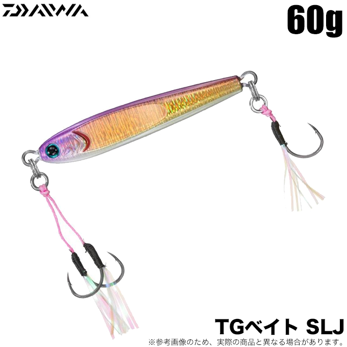 DAIWA（ダイワ） TGベイト SLJ 60g (ヘアラインパープルゴールドグロー