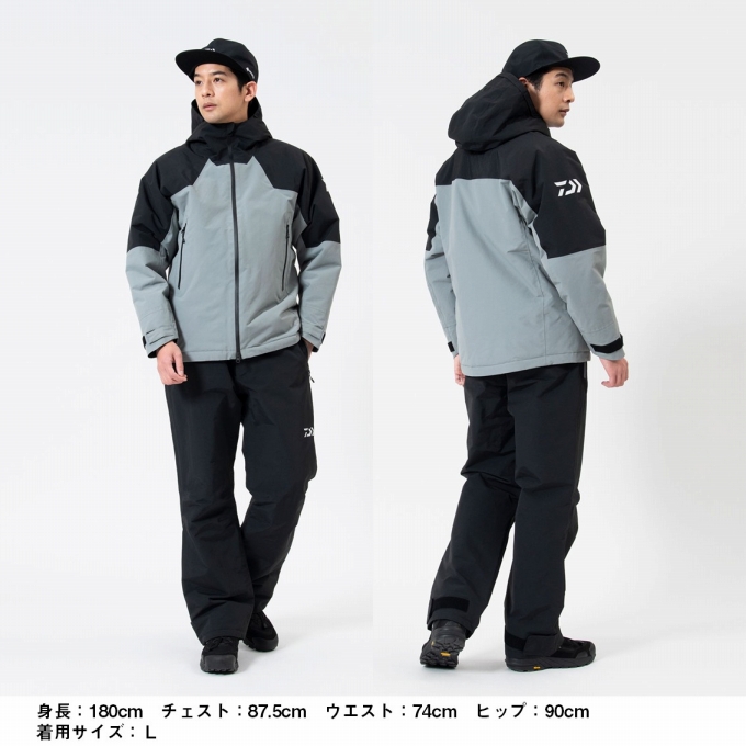 ダイワ 防寒着 上下セット dw 3506 DAIWA（ダイワ） DW-3426 (ブラック／L) RAINMAX ハイロフトウインター