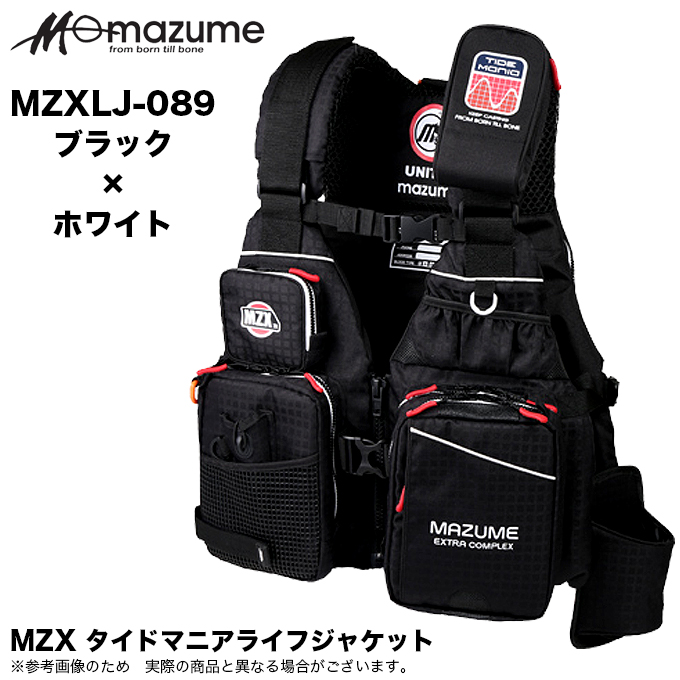 マズメ MZX タイドマニアライフジャケット MZXLJ-089 ブラック