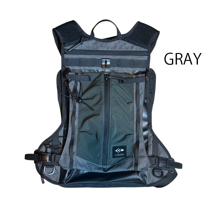 シマノ（SHIMANO） (5)リーニア STP-04 STREAM VEST THE UMPIRE グレー