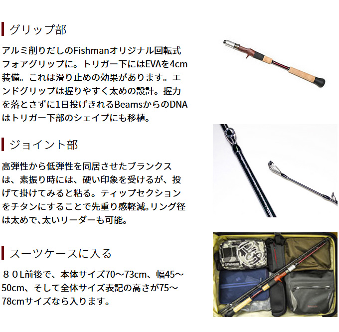 フィッシュマンブリストコモド フィッシュマン】 ブリスト コモド 6.10XH 610XH Fishman BRIST