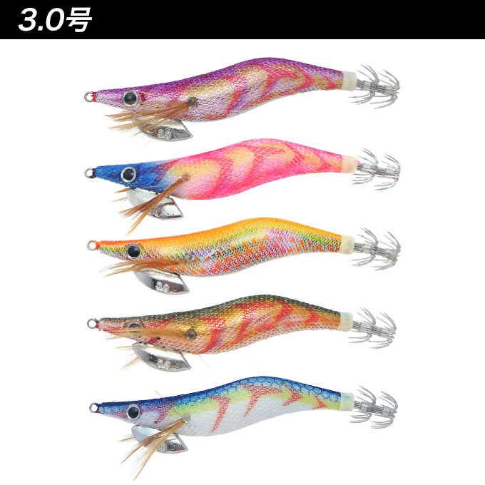 マルニシ エギング スターター セット (エギ10本セット)【メール便配送