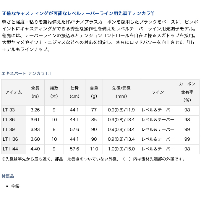 目玉商品】ダイワ エキスパート テンカラ LT (LT H36) テンカラロッド