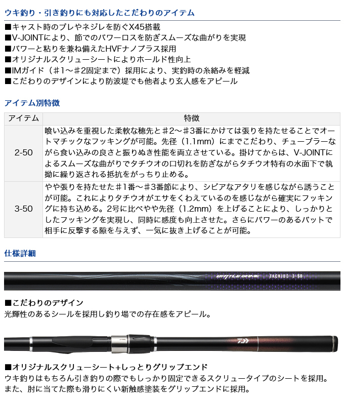 DAIWA（釣り） 【目玉商品】ダイワ バトルゲーム タチウオ 2-50