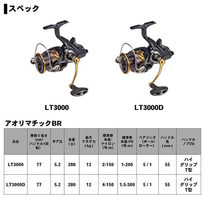 ダイワ（Daiwa） リール 19アオリマチックBR LT3000: 釣具