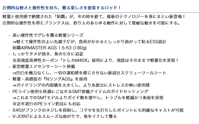 DAIWA（釣り） 【アウトレット商品】ダイワ 制覇エアマスターAGS