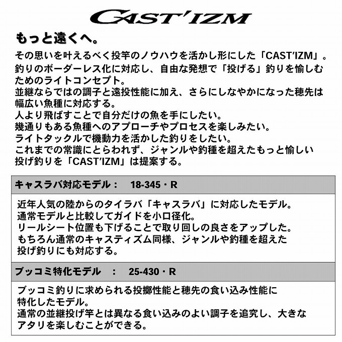 DAIWA（釣り） 【取り寄せ商品】ダイワ 20 キャスティズム 18号