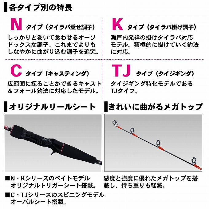 DAIWA（ダイワ） 【取り寄せ商品】 20 紅牙 エアポータブル TJ65MH-S