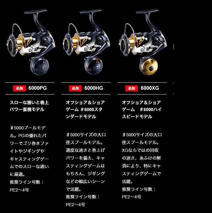 シマノ 20 ステラSW 6000XG (2020年追加モデル) スピニングリール /(5 