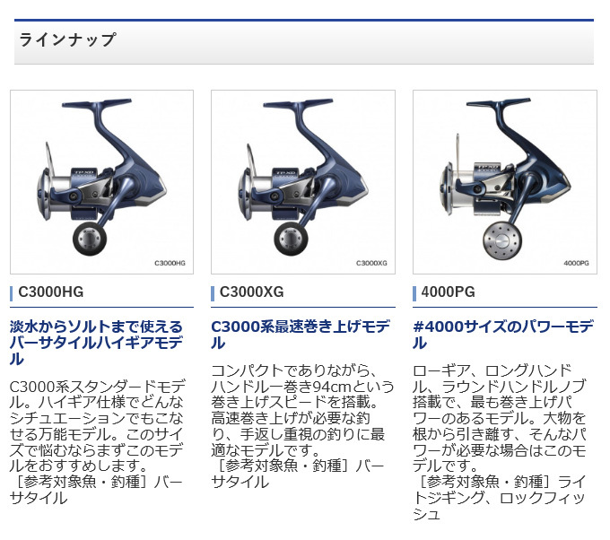 シマノ 21 ツインパワー XD C3000XG (2021年モデル) スピニング