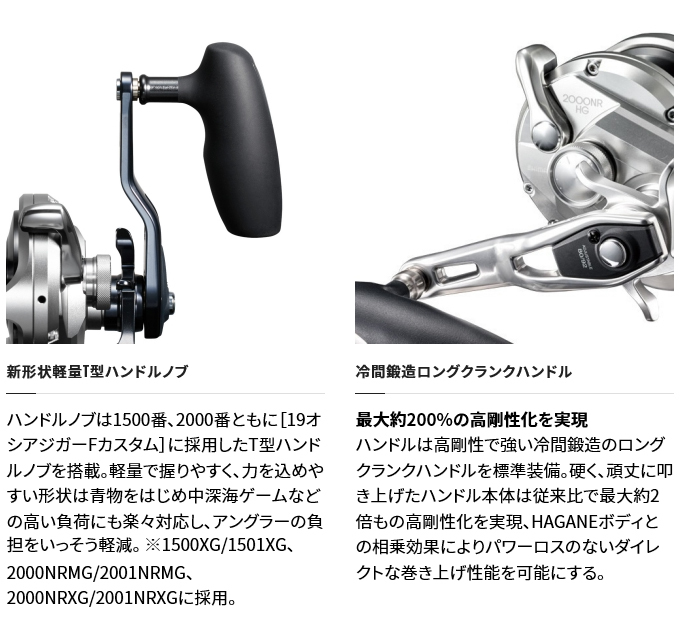 シマノ 21 オシアジガー 1500XG 右ハンドル (2021年モデル) ベイトリール/ジギング /(5)
