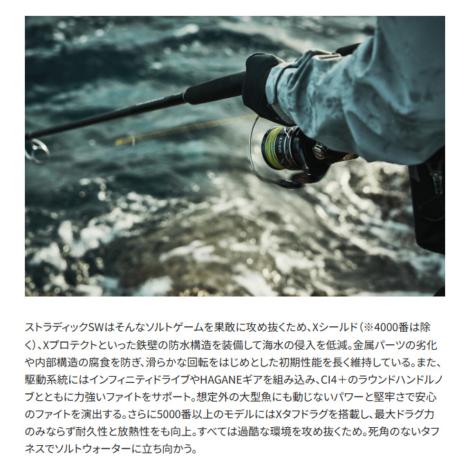 シマノ（SHIMANO） 24 ストラディック SW 4000HG (2024年モデル
