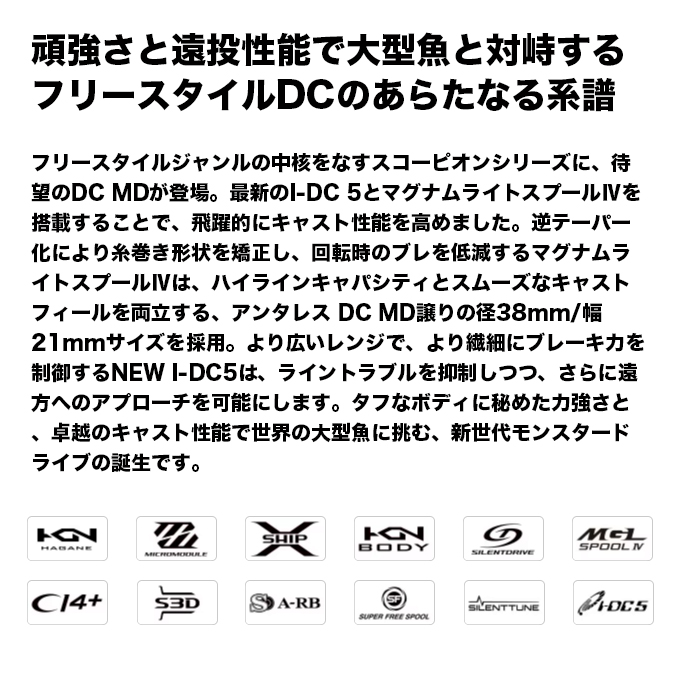 シマノ（SHIMANO） 26 スコーピオン DC MD 200HG RIGHT 右ハンドル