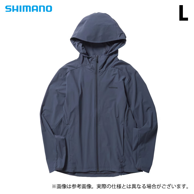 シマノ（SHIMANO） WJ-020W (L／ブルーチャコール) テックフーディー