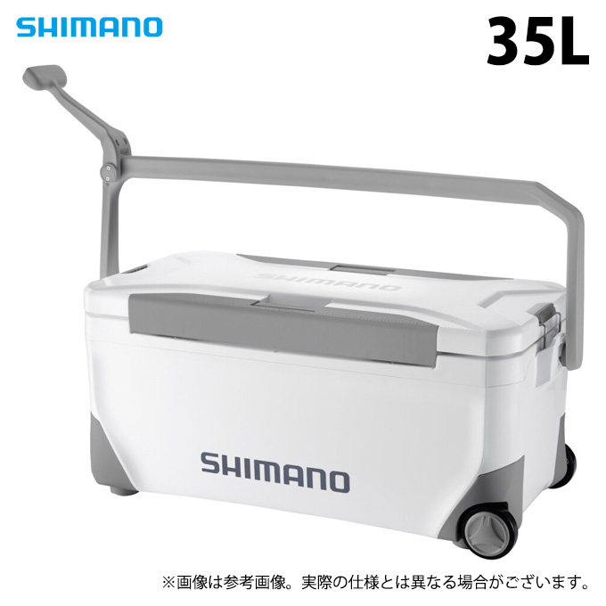 【目玉商品】シマノ スペーザ ライト 35L キャスター (NS-E35Y) グレー (クーラーボックス) /35リットル /(7)