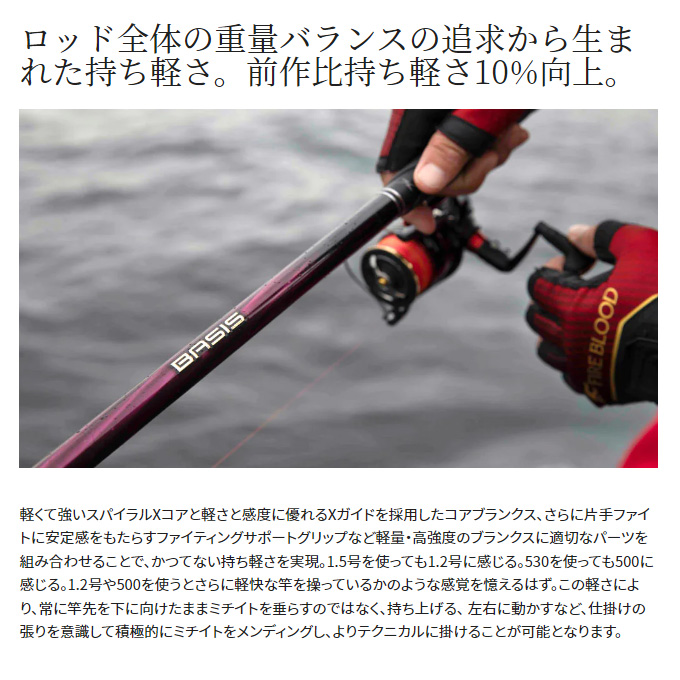 シマノ（SHIMANO） 22 BASIS ベイシス 1.2-500 (2022年モデル) 磯竿/磯