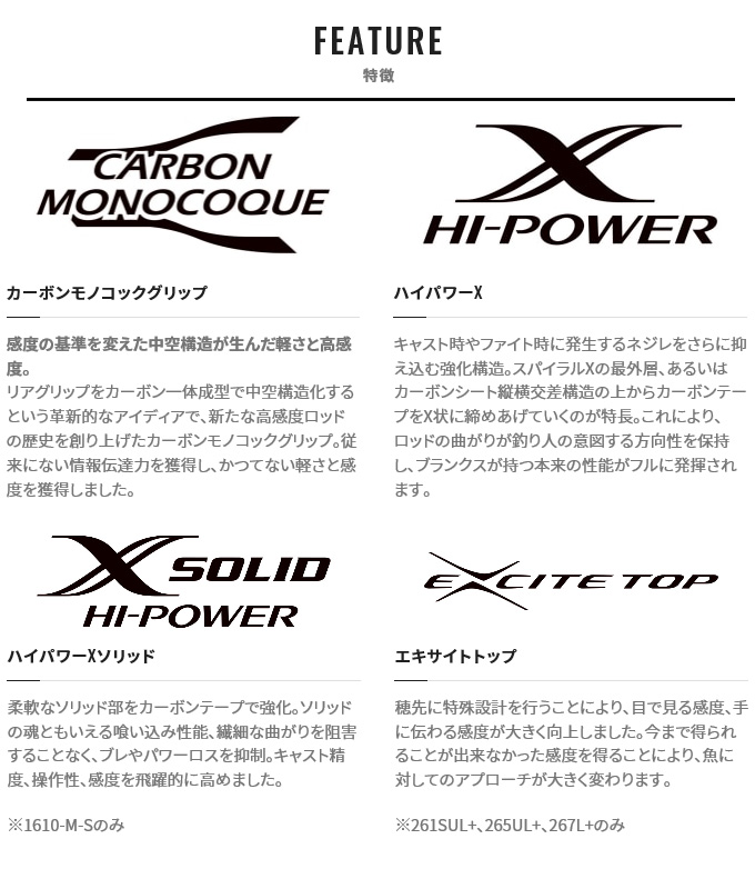 シマノ（SHIMANO） 【取り寄せ商品】シマノ エクスプライド 265UL+-2