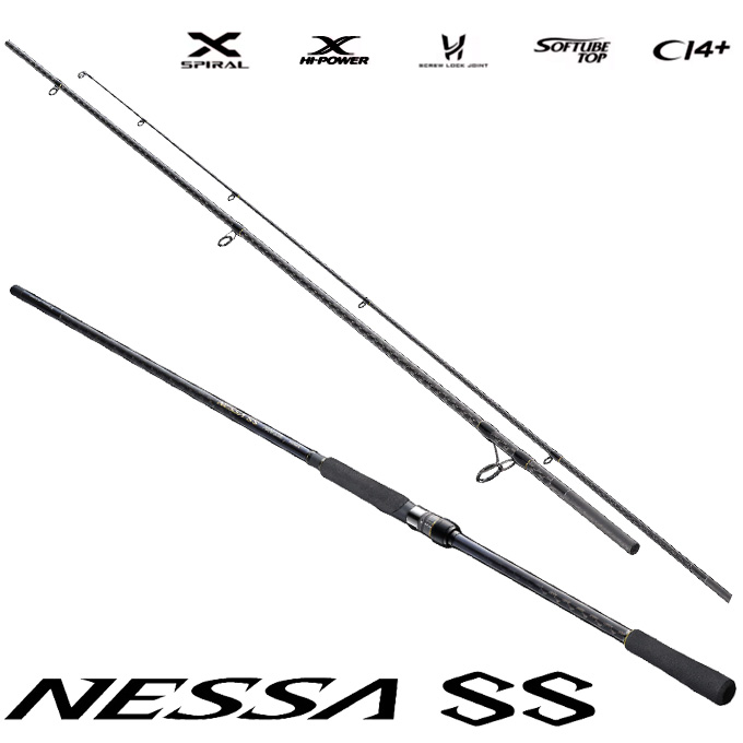シマノ（SHIMANO） 24 ネッサ SS S104M (フラットフィッシュロッド