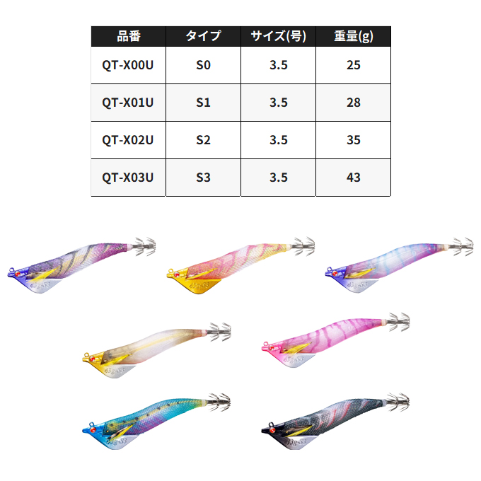 シマノ QT-X03U セフィア アントラージュ シーグル フラッシュブースト