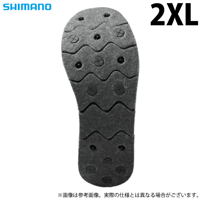シマノ(SHIMANO) ジオロック カットフェルトソールキット 中丸 KT-016K グレー L シマノ ジオロック カットフェルトソールキット 中丸 KT-001V