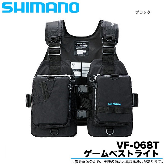 r*u様 シマノフローティングベスト　ゲームベストライト　VF‐068T シマノ（SHIMANO） ゲームベストライト VF-068T カラー：ブラック