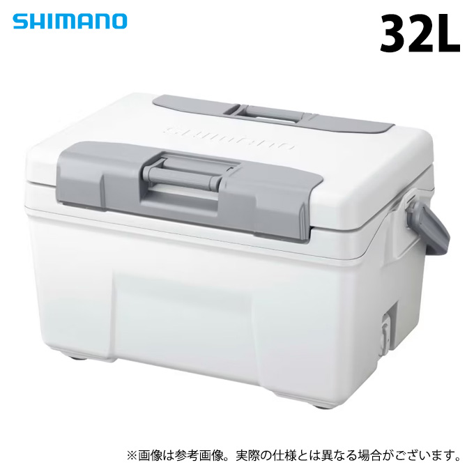 シマノ (NB-432W) アブソリュートフリーズ ライト 32L ピュアホワイト (クーラーボックス) /32リットル /(7)