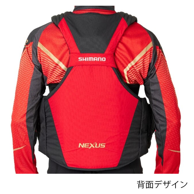 美品 シマノ ネクサス フローティングベス VF-120Wライフジャケット M シマノ（SHIMANO） (7)【目玉商品】シマノ (VF-120W レッド／サイズ：M
