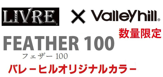 バレーヒル リブレ フェザー100 (EF30) シマノ 右用 G-ブラック (カスタムハンドル／バレーヒルオリジナルカラー) /メガテック  /Livre /Valleyhill /(5)