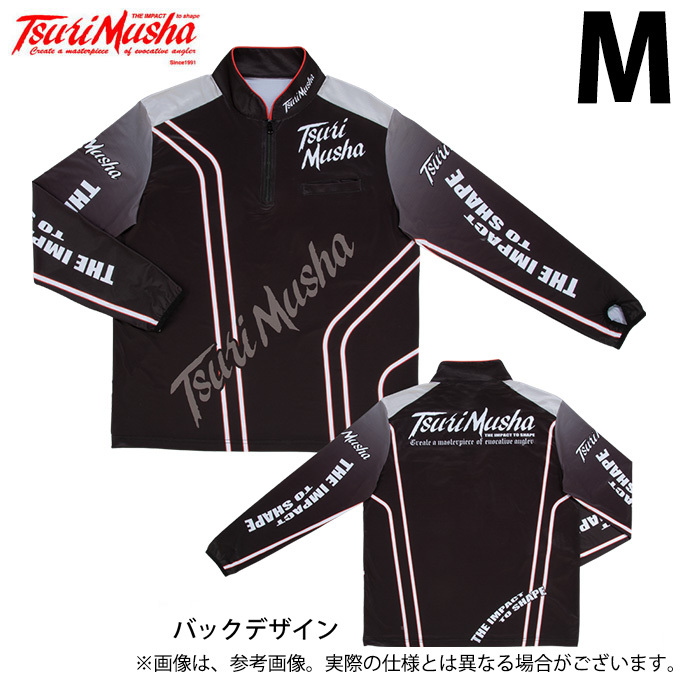 取り寄せ商品】 釣武者 インパクトライン ジップシャツ (サイズ：M