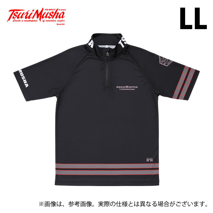 釣武者　ジップシャツ　LL 釣武者 ドライアジャスト フラグジップシャツ LLサイズ / ウェア