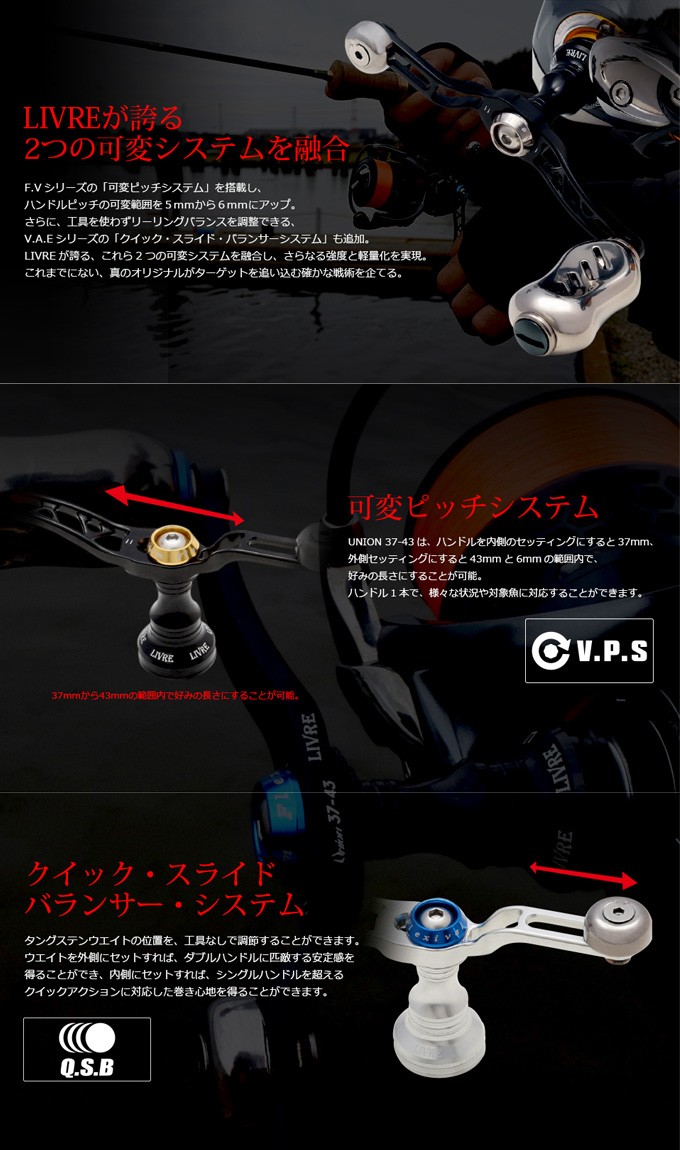 リブレ　ユニオン37-43 UNION 37-43（ユニオン 37-43））｜スピニングリール｜カスタム