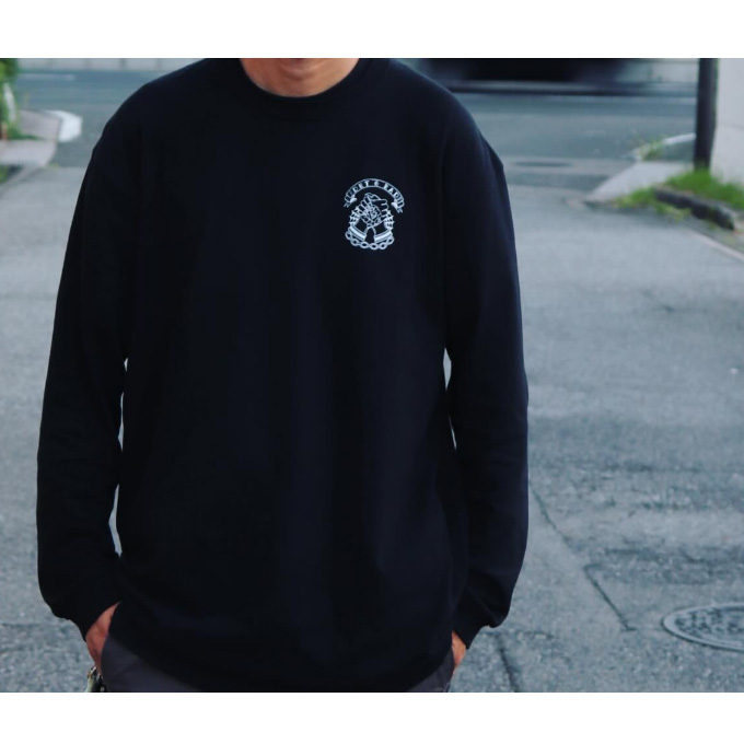 新品 ★ ラッドセンス×DRT DRTコラボ ロングTシャツ / ブラック 5)ラッドセンス DRTコラボ ロング Tシャツ : つり具のマルニシ