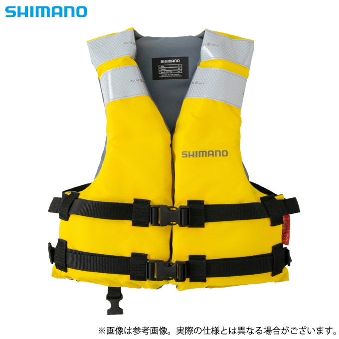 シマノ VF-099V (イエロー) キッズボートベスト (子供用ライフ