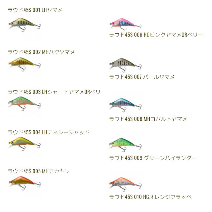 ティムコ ラウド 45S (渓流ルアー/トラウトルアー)【メール便