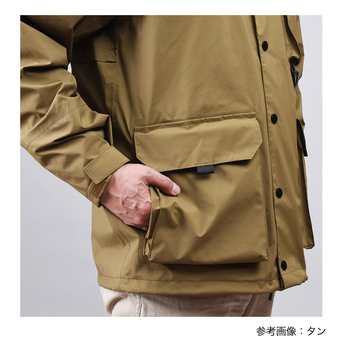 Rivalley 双進 RBB SC レインジャケット 品番：10011 (グレー XL
