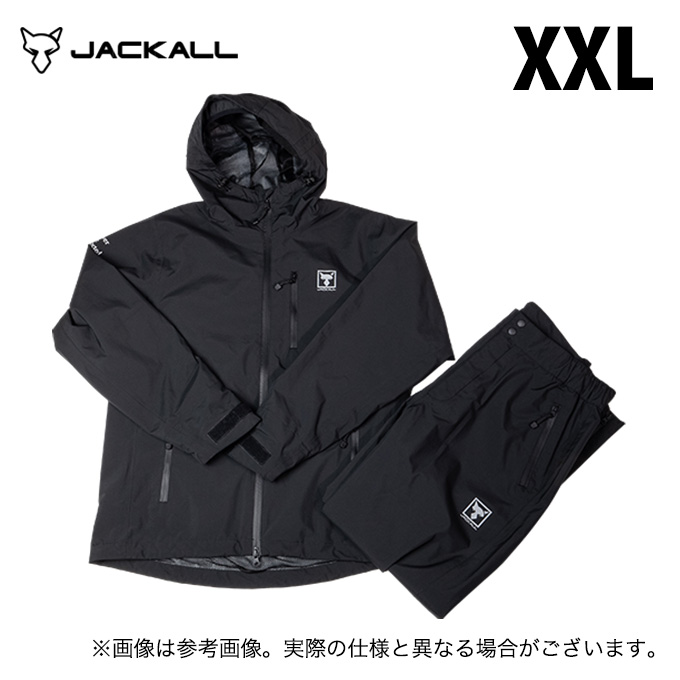 JACKALL（ジャッカル） RFジャケットセットアップ (ブラック／XXL 