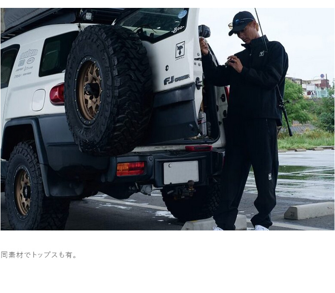 JACKALL（ジャッカル） ダブルフェイスフリースパンツ (ブラック／L