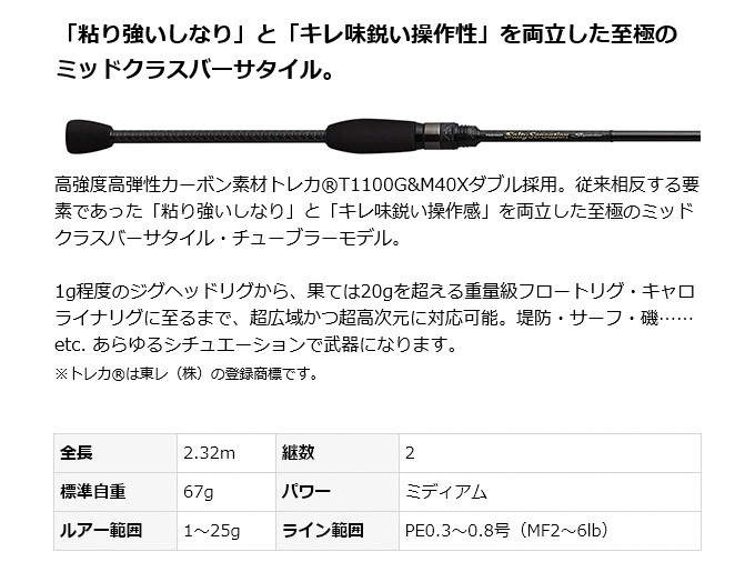 エバーグリーン スペリオル SPRS-77M-T リライアンス (2021年モデル/アジングロッド) /ソルティーセンセーション /(5)  :4533625127464:つり具のマルニシYahoo!ショップ - 通販 - Yahoo!ショッピング