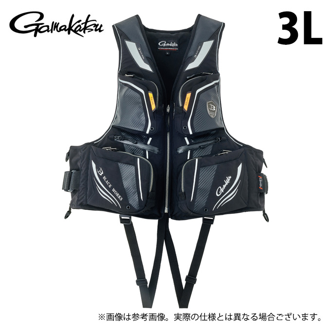 Gamakatsu（がまかつ） 【取り寄せ商品】 GM2193 3L／ブラック(BLACK