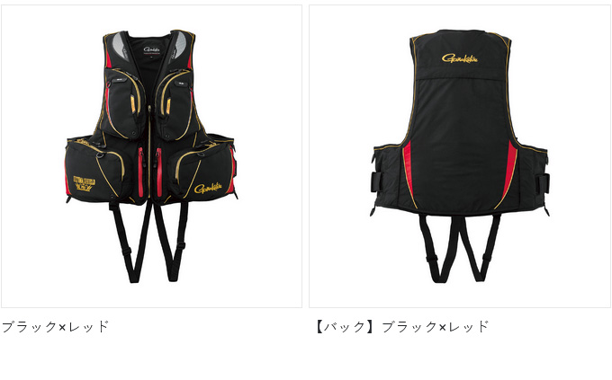 Gamakatsu（がまかつ） 【取り寄せ商品】 GM2183 (3L／ブラック×レッド