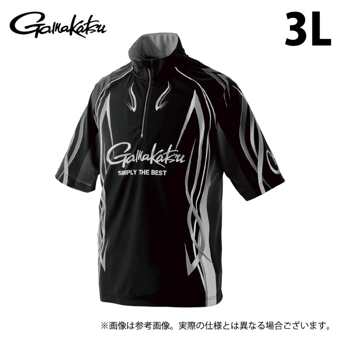 Gamakatsu 【取り寄せ商品】 がまかつ GM3735 (3L／ブラック