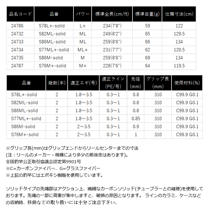 Gamakatsu（がまかつ） ラグゼ EG X アルティメイト S78L+-solid [品名