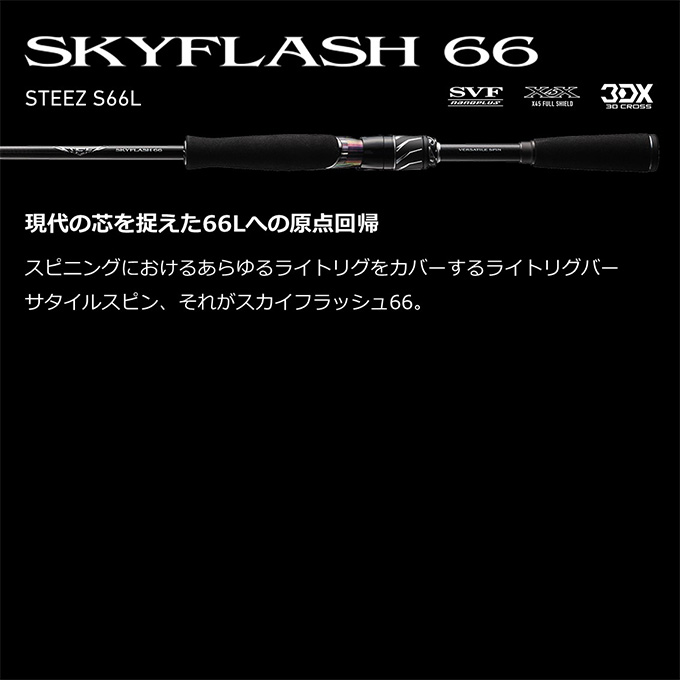 DAIWA（ダイワ） (7)【目玉商品】ダイワ スティーズ S66L SKYFLASH 66