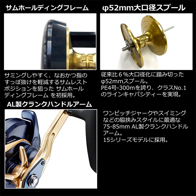 DAIWA（ダイワ） 22 ソルティガ 15S (右ハンドル) 2022年モデル/ベイト