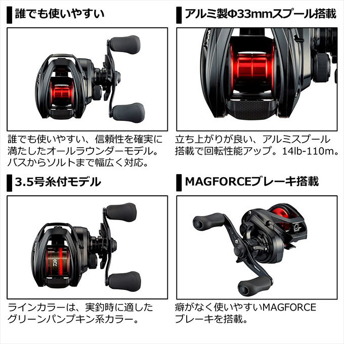 DAIWA（釣り） ダイワ PR 100L (左ハンドル) 2021年モデル