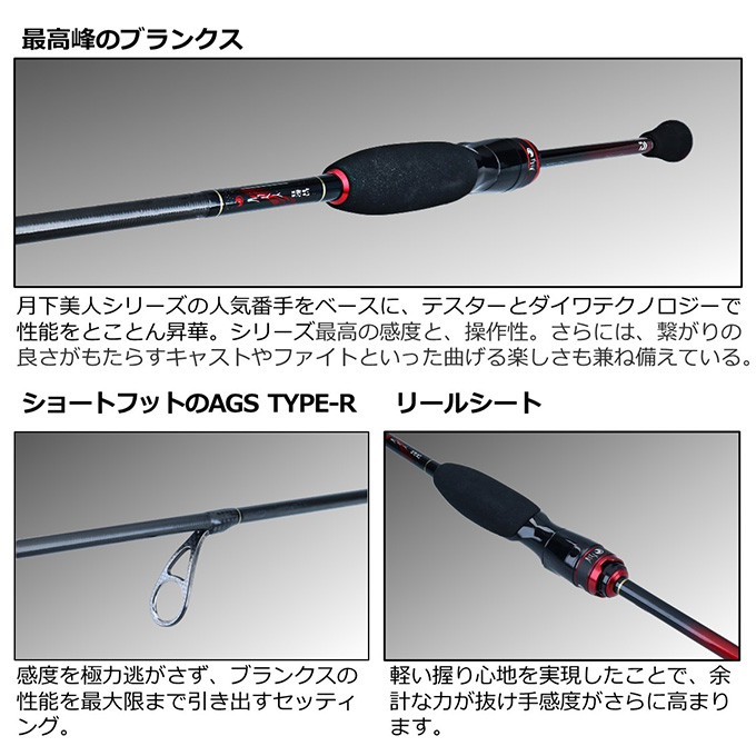 DAIWA（釣り） ダイワ 22 月下美人 EX 66L-S (2022年モデル