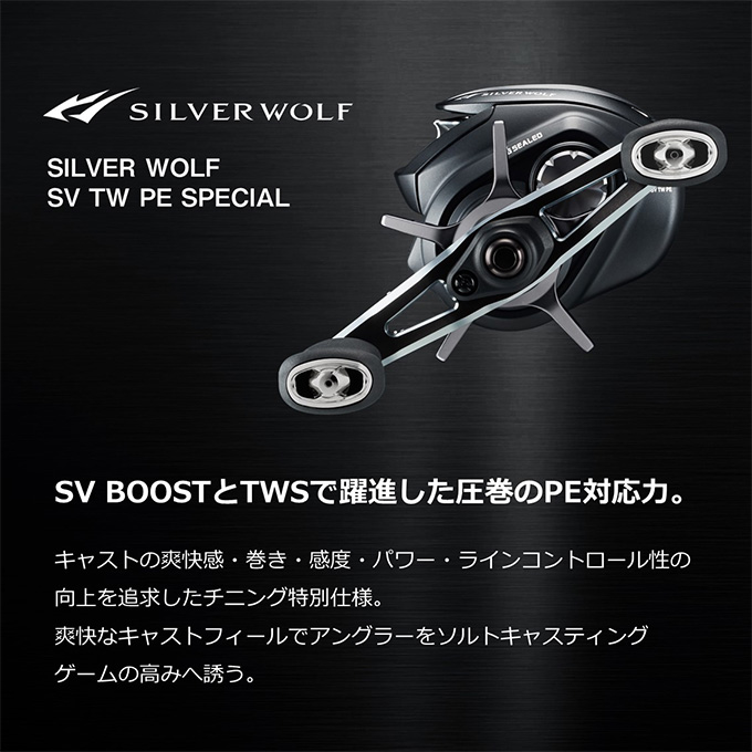 DAIWA（ダイワ） 【目玉商品】ダイワ 22 シルバーウルフ SV TW PE