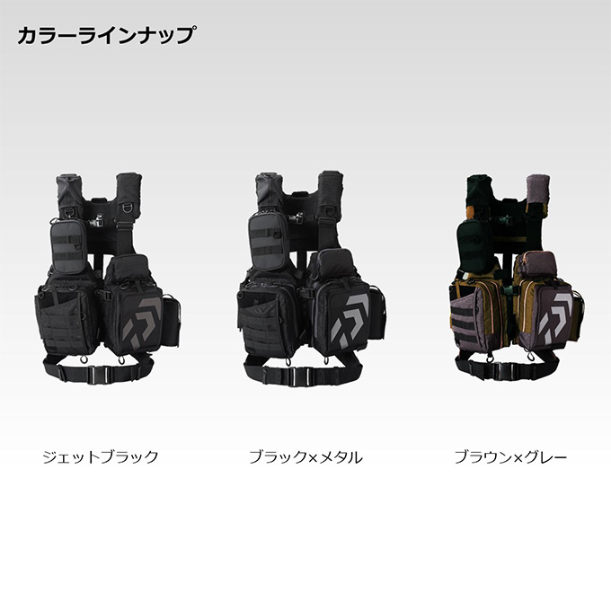 最終値下げ　ダイワ　DF-6122 ベンチクールゲームベストV ジェットブラック 4550133281143_7.jpg
