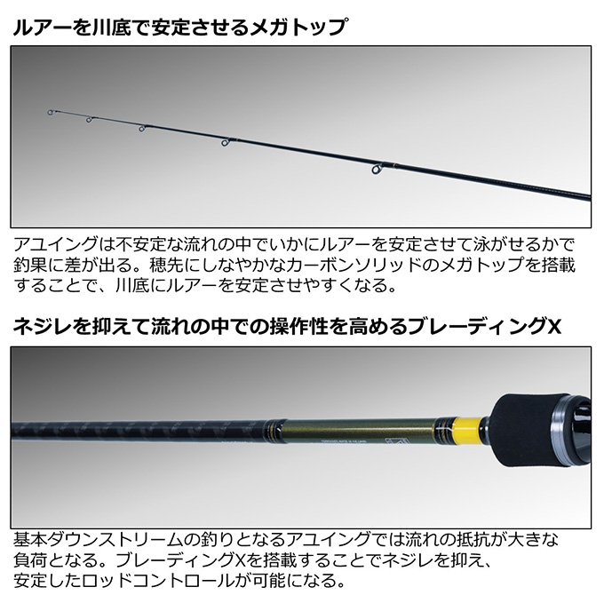 DAIWA（釣り） ダイワ アユイング X 90MLS-S (スピニングモデル
