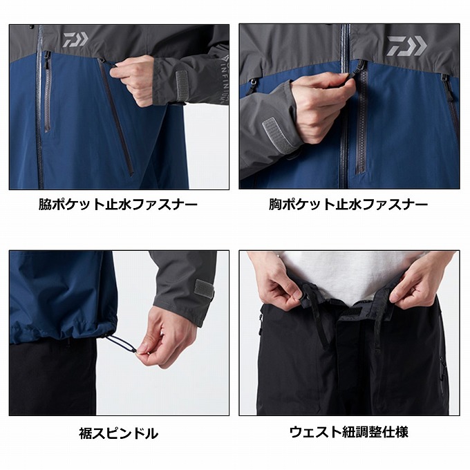 DAIWA（ダイワ） DR-1922 (シャンブレーブラック／M) ゴアテックス